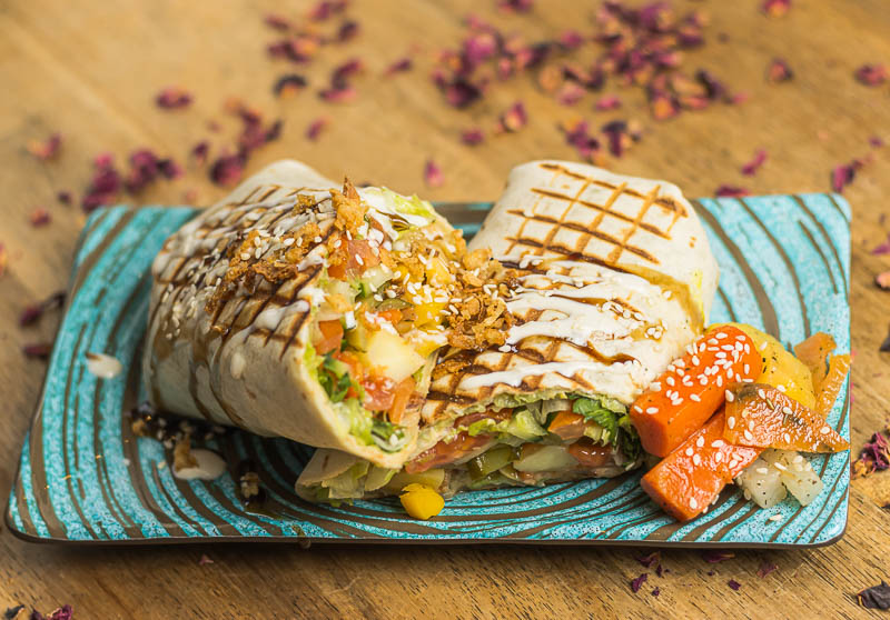 Mediterranes Gemüse Wrap